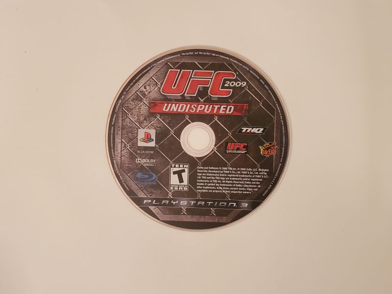 Sony Playstation 3 UFC 2009 Undisputed video game