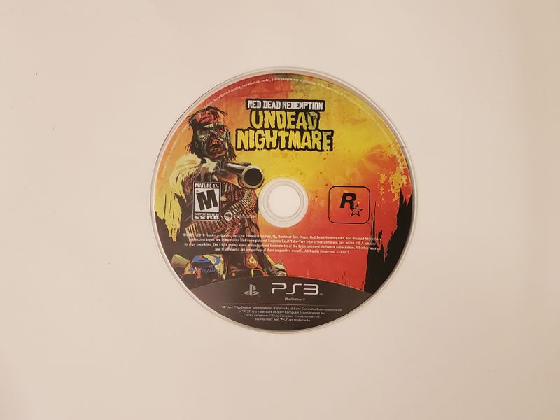 Sony Playstation 3 Red Dead Redemption Undead Nightmare video game