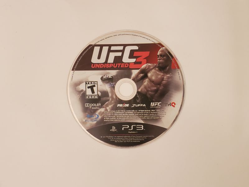 Sony Playstation 3 UFC Undisputed 3 video game