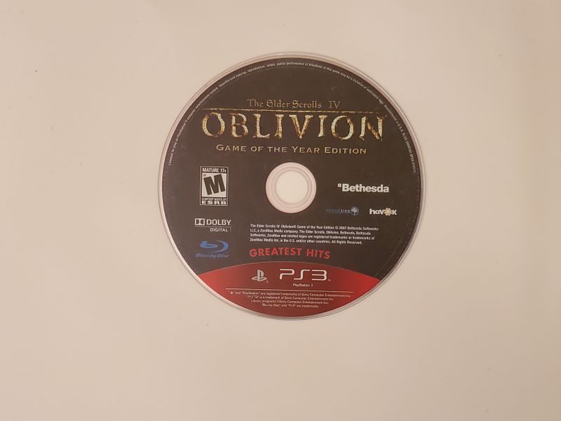 Sony PlayStation 3 The Elder Scrolls IV: Oblivion video game