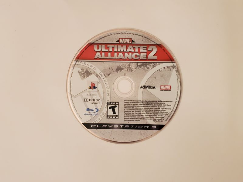 Sony Playstation 3 Marvel Ultimate Alliance 2 video game