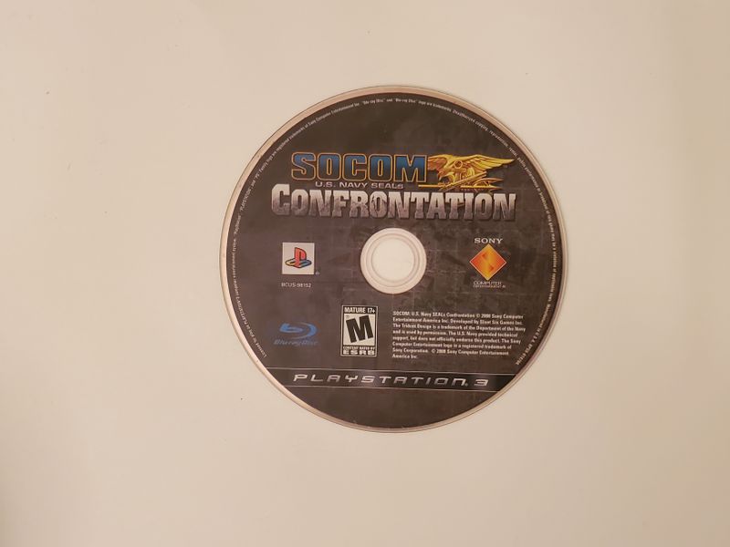 Sony PlayStation 3 SOCOM: U.S. Navy SEALs Confrontation video game