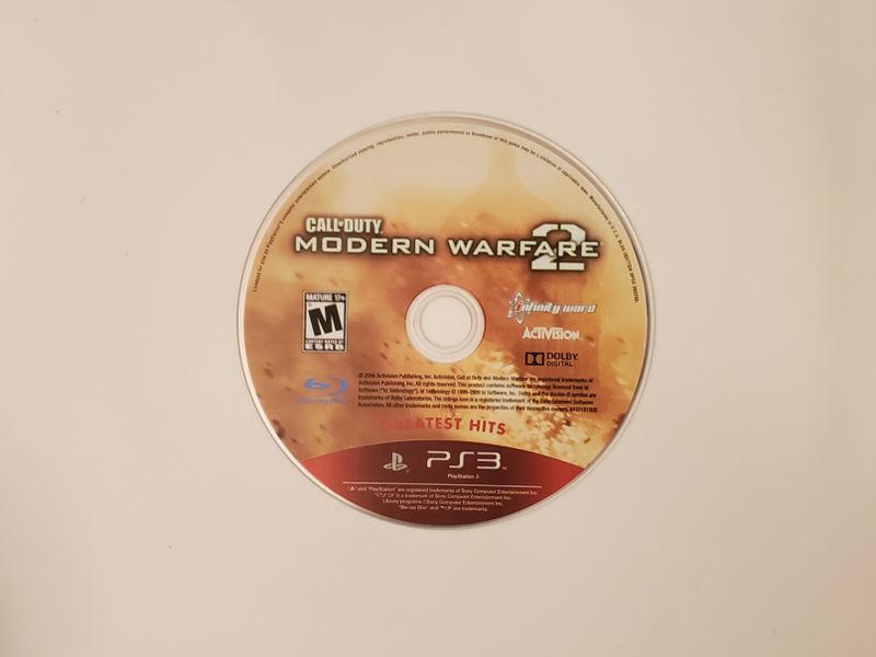 Sony Playstation 3 Call of Duty Modern Warfare 2 [Greatest Hits] video game
