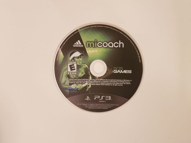 Sony PlayStation 3 Adidas miCoach video game