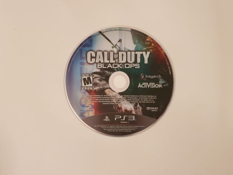 Sony Playstation 3 Call of Duty Black Ops video game