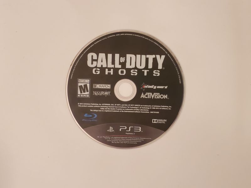 Sony Playstation 3 Call of Duty Ghosts video game