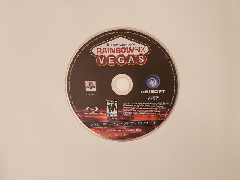 Sony PlayStation 3 Tom Clancy's Rainbow Six: Vegas video game