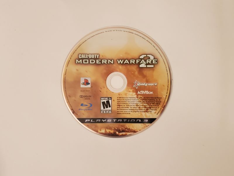 Sony Playstation 3 Call of Duty Modern Warfare 2 video game