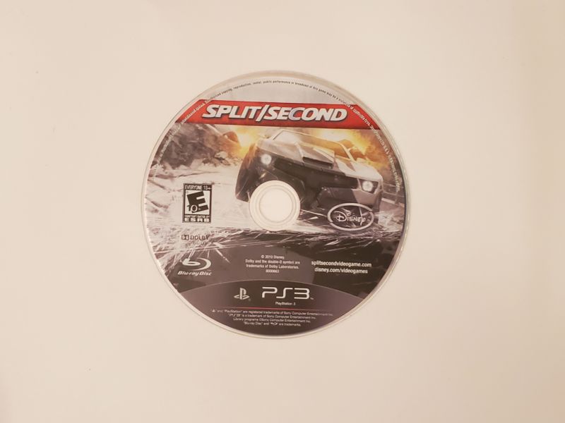 Sony Playstation 3 Split/Second video game