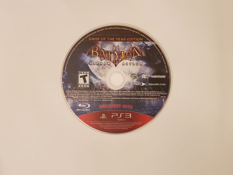 Sony Playstation 3 Batman: Arkham Asylum [Game of the Year Greatest Hits] video game