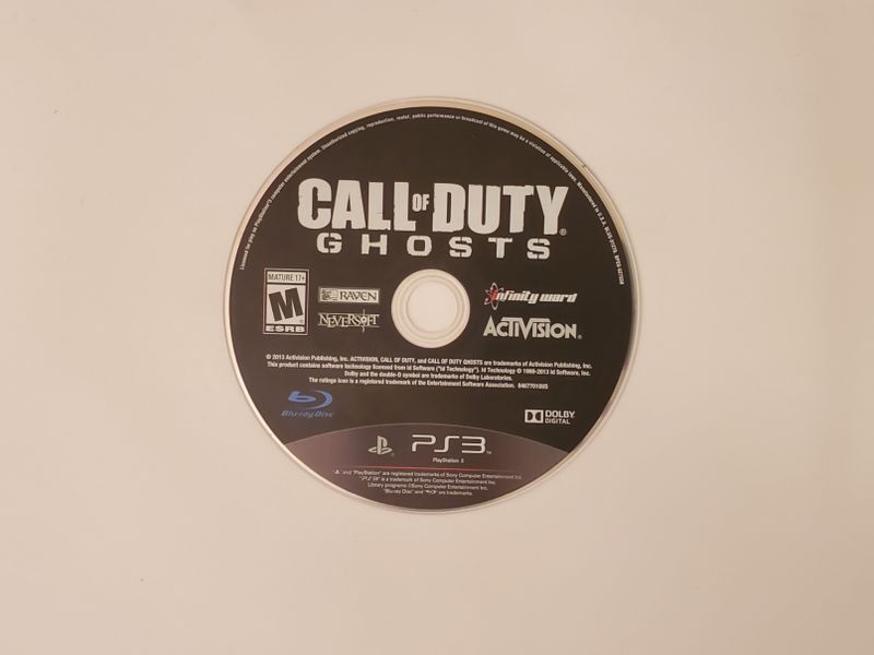 Sony Playstation 3 Call of Duty Ghosts video game