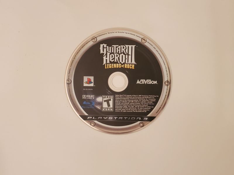 Sony Playstation 3 Guitar Hero III Legends of Rock video game