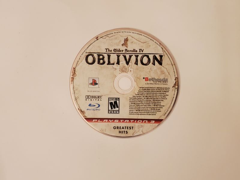 Sony Playstation 3 Elder Scrolls IV Oblivion [Greatest Hits] video game