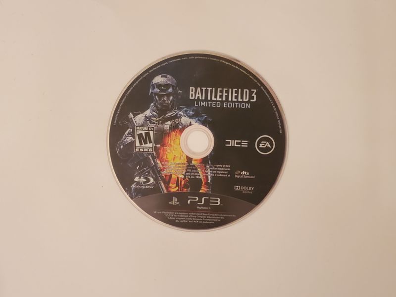 Sony Playstation 3 Battlefield 3 Limited Edition video game