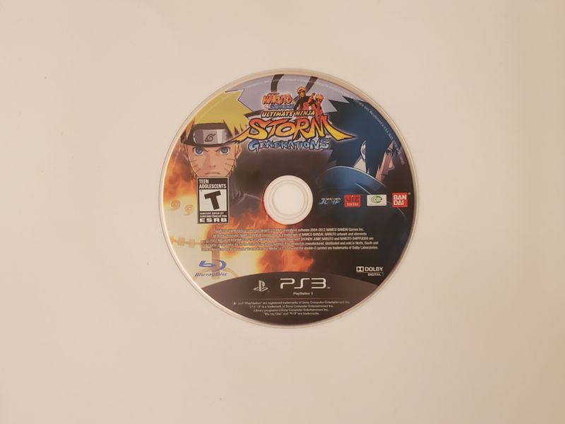 Sony Playstation 3 Naruto Shippuden Ultimate Ninja Storm Generations video game