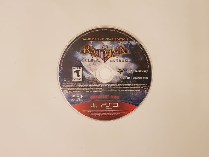 Sony Playstation 3 Batman: Arkham Asylum [Game of the Year Greatest Hits] video game