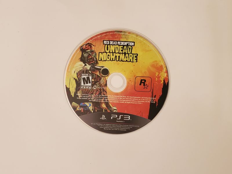 Sony Playstation 3 Red Dead Redemption Undead Nightmare video game