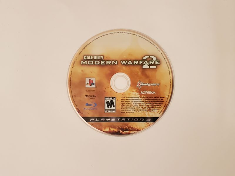 Sony Playstation 3 Call of Duty Modern Warfare 2 video game