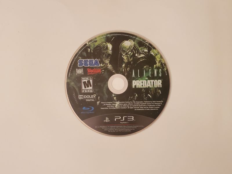 Sony Playstation 3 Aliens vs. Predator video game