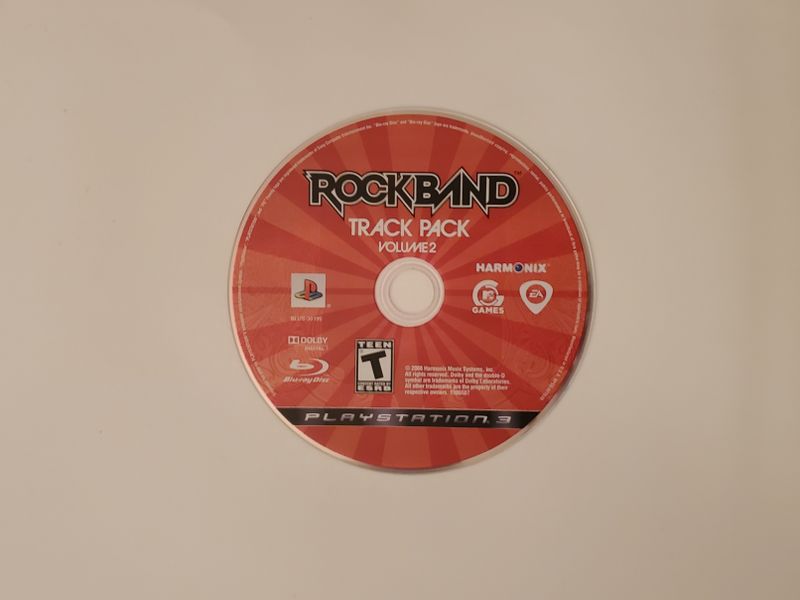 Sony Playstation 3 Rock Band Track Pack Volume 2 video game