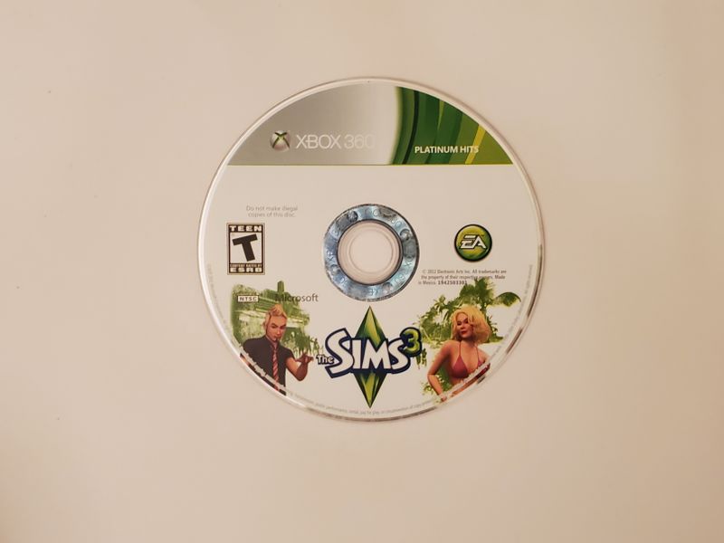 Microsoft Xbox 360 The Sims 3 [Platinum Hits] video game