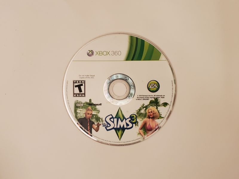Microsoft Xbox 360 The Sims 3 video game