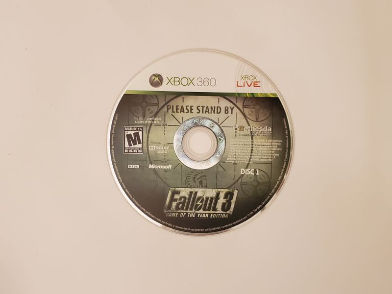 Microsoft Xbox 360 Fallout 3: Game of the Year Edition (Disc 1) video game