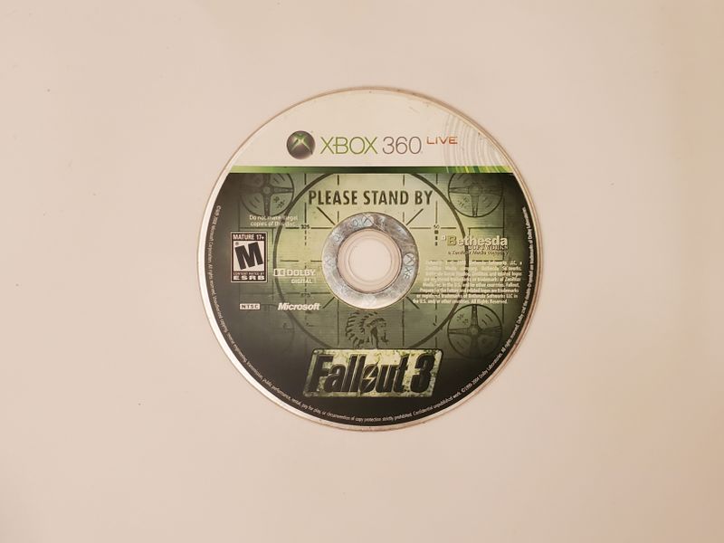 Microsoft Xbox 360 Fallout 3 video game