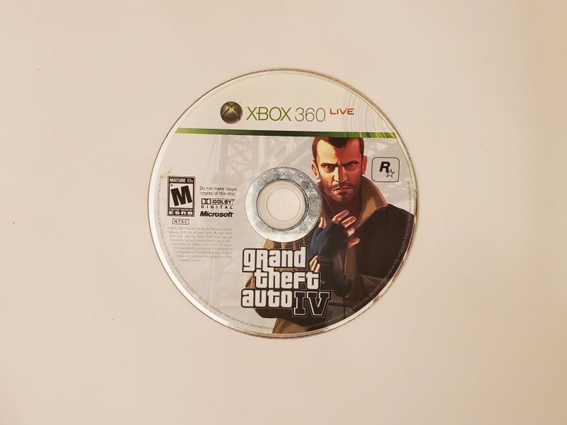 Microsoft Xbox 360 Grand Theft Auto IV video game
