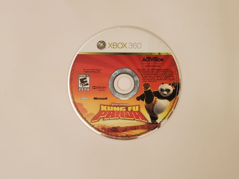 Microsoft Xbox 360 Kung Fu Panda video game