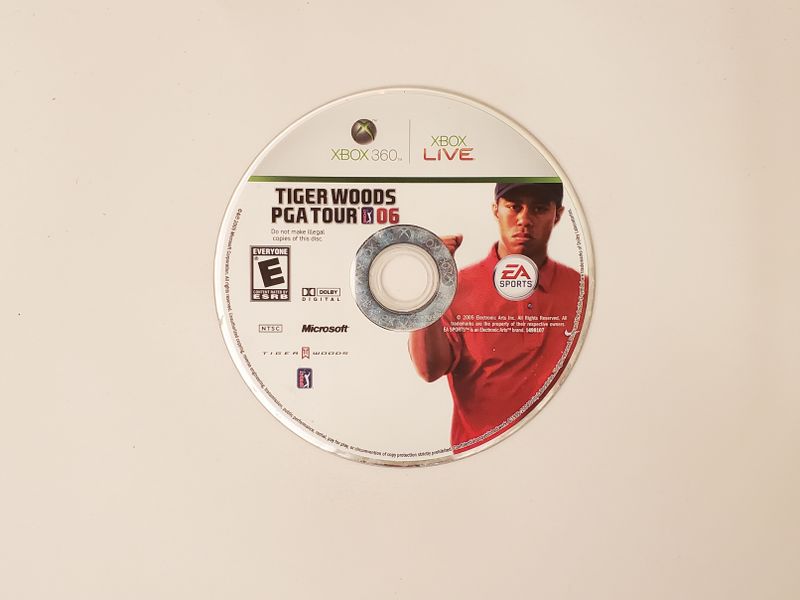 Microsoft Xbox 360 Tiger Woods PGA Tour 06 video game