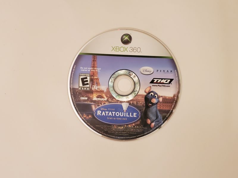 Microsoft Xbox 360 Ratatouille video game