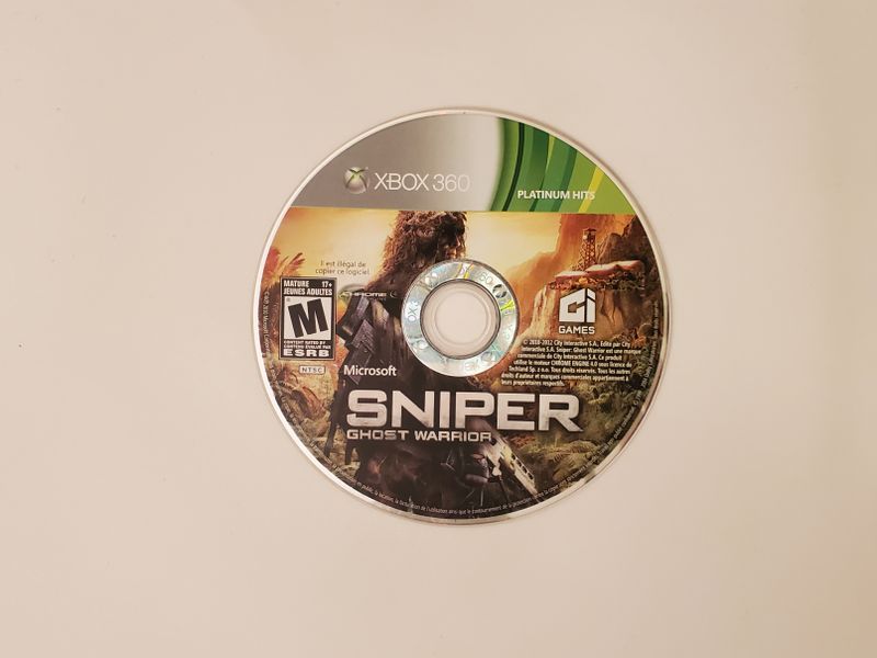 Microsoft Xbox 360 Sniper Ghost Warrior [Platinum Hits] video game