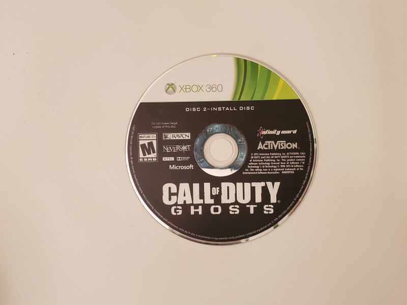 Microsoft Xbox 360 Call of Duty: Ghosts (Disc 2 video game