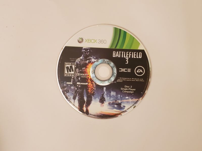 Microsoft Xbox 360 Battlefield 3 (Disc 2, Single-Player Campaign) video game