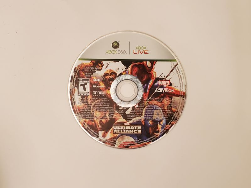 Microsoft Xbox 360 Marvel Ultimate Alliance video game