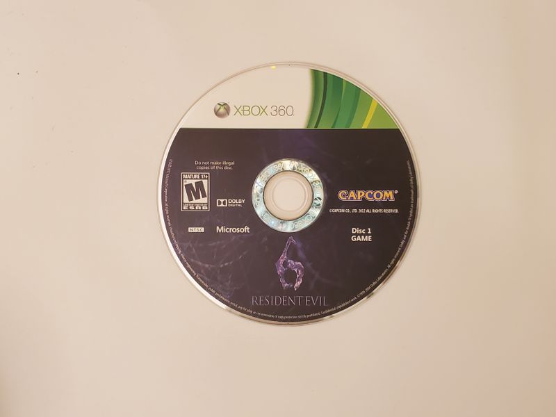 Microsoft Xbox 360 Resident Evil 6 (Disc 1, Game) video game