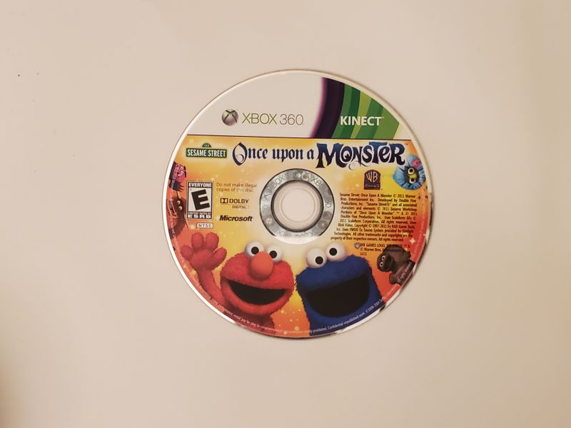 Microsoft Xbox 360 Sesame Street: Once Upon a Monster (Kinect) video game