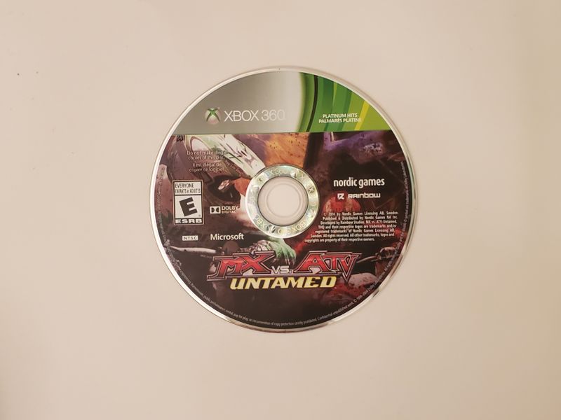 Microsoft Xbox 360 MX vs ATV Untamed [Platinum Hits] video game