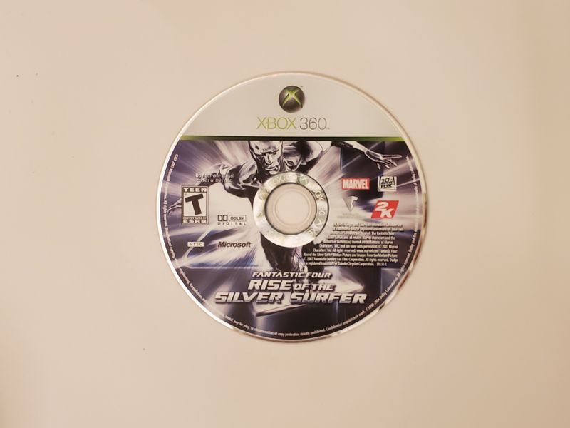 Microsoft Xbox 360 Fantastic Four: Rise of the Silver Surfer video game