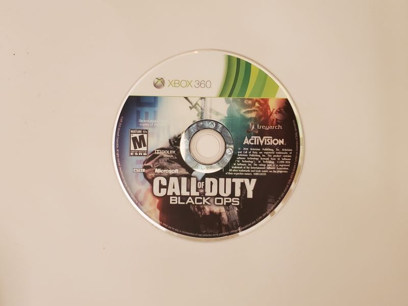 Microsoft Xbox 360 Call of Duty Black Ops video game