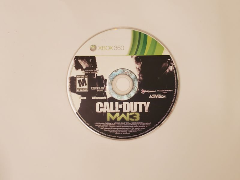 Microsoft Xbox 360 Call of Duty Modern Warfare 3 video game