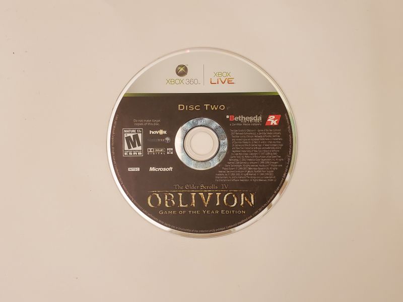 Microsoft Xbox 360 The Elder Scrolls IV: Oblivion video game