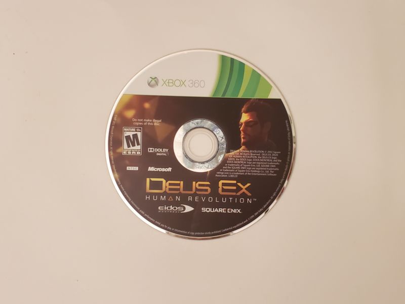 Microsoft Xbox 360 Deus Ex: Human Revolution video game
