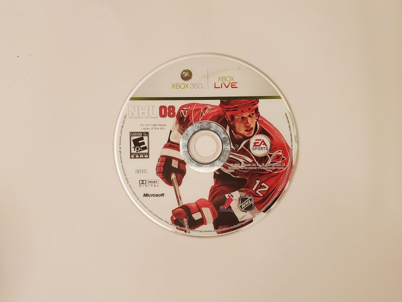 Microsoft Xbox 360 NHL 08 video game