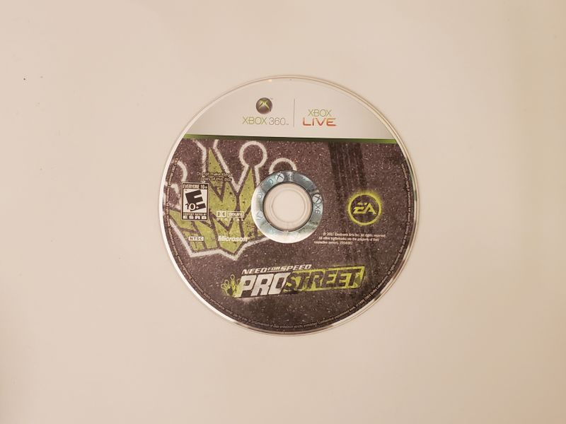 Microsoft Xbox 360 Need for Speed Prostreet video game