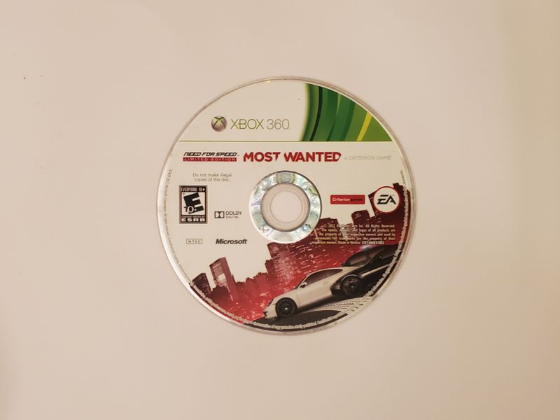 Microsoft Xbox 360 Need for Speed: Most Wanted (Criterion Game) video game