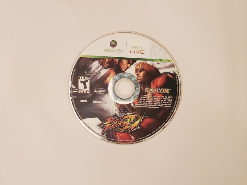 Microsoft Xbox 360 Street Fighter IV video game