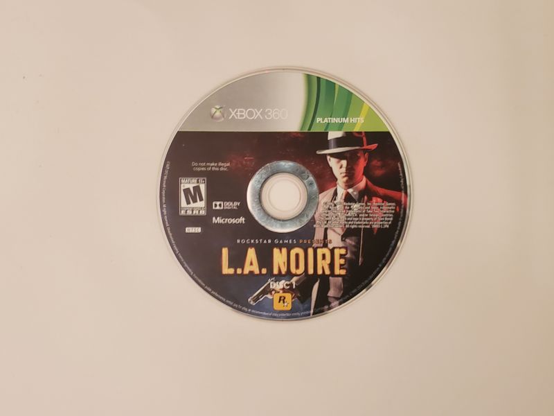 Microsoft Xbox 360 L.A. Noire (Platinum Hits, Disc 1) video game