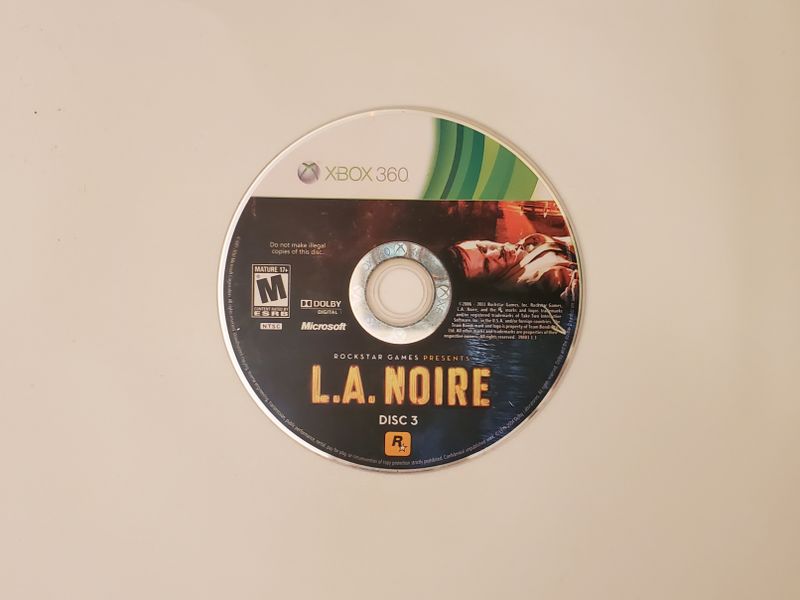 Microsoft Xbox 360 L.A. Noire (Disc 3) video game